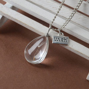 Wish Necklace Dandelion Seeds Necklace SOLD